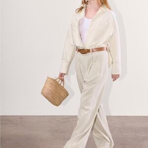 Everlane Draper Pleated Pant in Buttersmooth